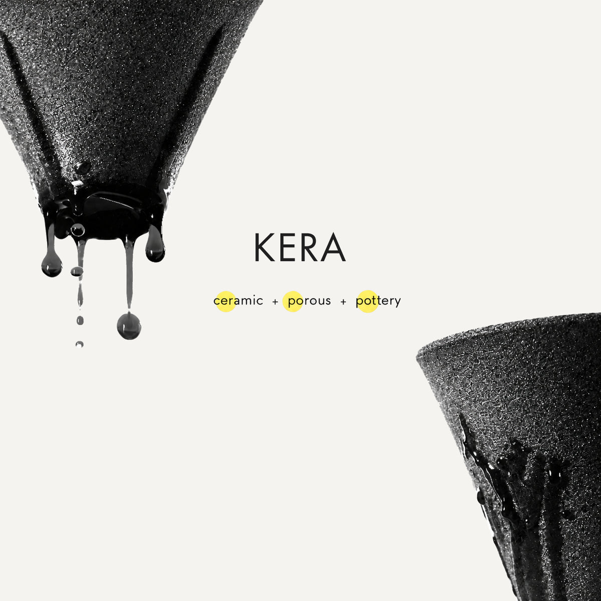 KERA – Lopder Porous Ceramic Coffee Filter