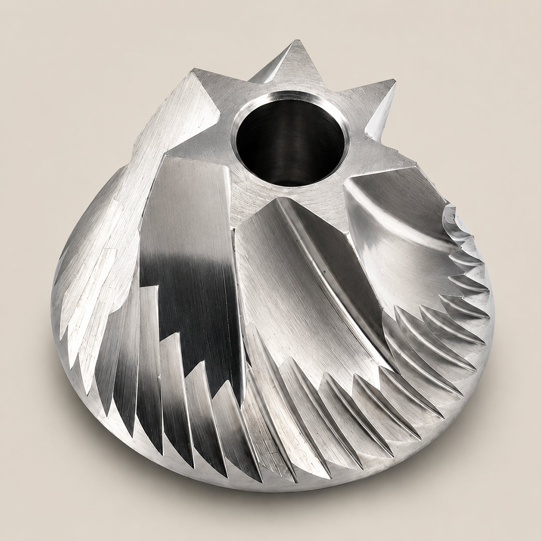 7-star SUS420 stainless steel conical burr used in the Lopder MAXA