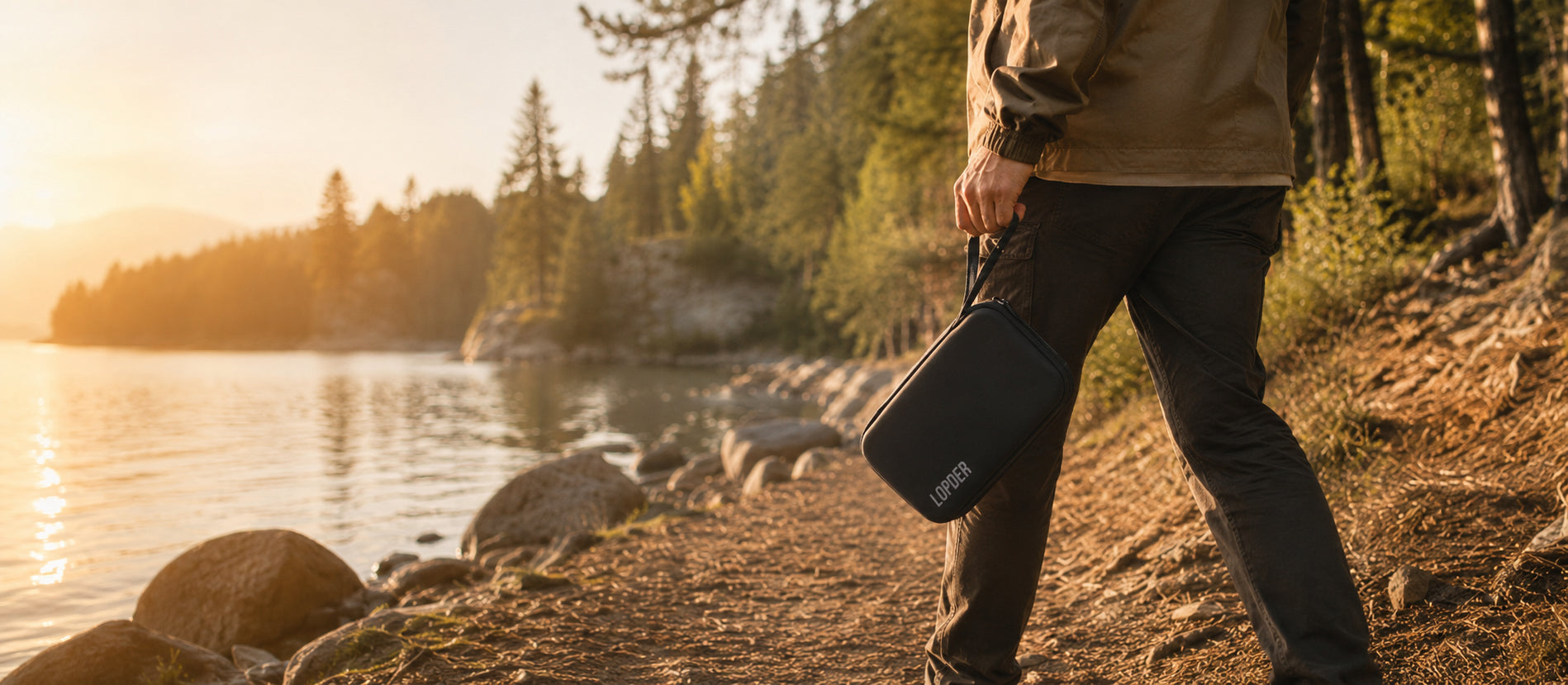 Lopder MAXA prepared for an outdoor coffee brewing trip